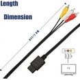 thumbnail image 3 of av audio / video cable for nintendo gamecube, 3 of 7
