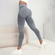 thumbnail image 2 of Pantalones de yoga de cintura alta y color llamativo para mujer: leggings ajustados para correr y hacer fitness, 2 of 6
