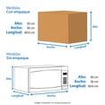 thumbnail image 4 of Horno de Microondas Whirlpool NA 1.1 Pies Frente Espejo WM1211B Silver, 4 of 10