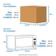 thumbnail image 4 of Horno de Microondas Whirlpool NA 1.1 Pies Frente Espejo WM1211B Silver, 4 of 10