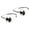 Black Onyx 3mm 19 gauge, variant on Half Huggie Silver Hoop Earrings for Women Tiny Cartilage Birthstone Stud Piercing Earring Hypoallergenic Screw Back Dainty Cartilage Hoops Hematite 3mm TW 19 GA