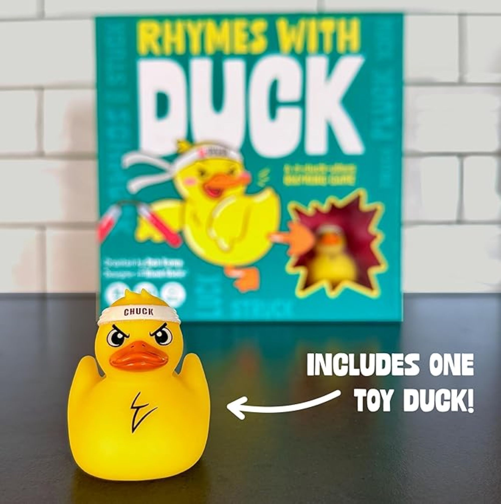 Rhymes with Duck Family Party Game for Ages 10+, from Asmodee