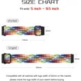 thumbnail image 5 of KOMI 2 Pack Sport Loop Nylon Braided Bands Compatible with Samsung Galaxy Watch 3 45mm/Galaxy Watch 46mm/Gear S3 Classic/Frontier, with Adjustable Buckle,22mm Quick Release Watch Band for Women Men, 5 of 5