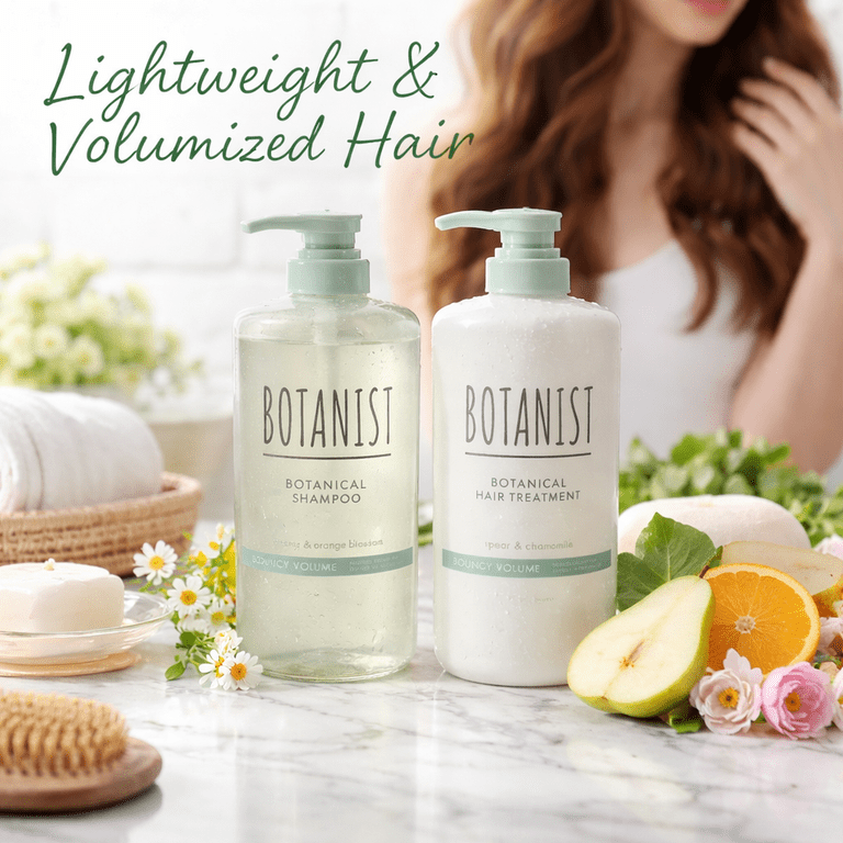 HAIR BEAUTE BOTANICAL 5本セット BOTANIST Bouncy Volume Botanical Shampoo & Hair Treatment Set