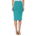 thumbnail image 3 of Women's Stretch Fit Bodycon Pencil Skirt Versatile Elegance, 3 of 6