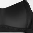 thumbnail image 5 of Alun Bras for Women Integrated Wireless Push up No Underwire Seamless Comfort T Shirt Everyday Bralettes Full Coverage Sides Supportive Pure Color Sports Bra Black 38, 5 of 5