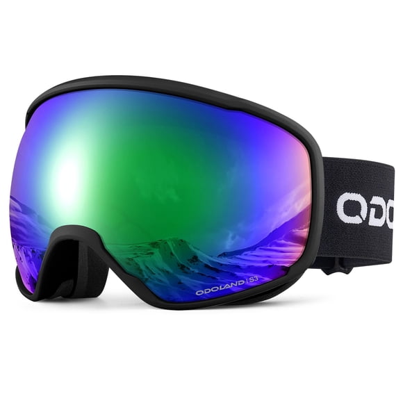 Gafas de Esquí Odoland S2 OTG Doble Lente UV400 Negro