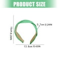 thumbnail image 3 of Natural Straw Woven Headband Wide Elastic Hair Accessory Breathable Unisex Hair Ornament For Outdoor Activity, 3 of 9