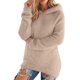 thumbnail image 2 of AUNVITO Women's Hooded Fleece Top Long Sleeve Solid Color Casual and Cozy Style, 2 of 9