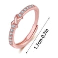 thumbnail image 3 of Anillos para mujer, regalos para mujer - Diseño de circonita cúbica para mujer, joyería de compromiso, boda, accesorios, anillo para mujer y niña., 3 of 5