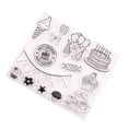 thumbnail image 2 of sweethay Kit de impresión sello de estampado exquisito sello de plástico explícito grabación de álbum de recortes estampadores Suministros de escritura y corrección, 2 of 6