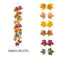 thumbnail image 3 of Tyidzon 3.3FT Fall Leaves Garland Artificial Maple Leaves Fall Garland Hanging Vines for Halloween Thanksgiving Mantel Fireplace Decor, 3 of 6