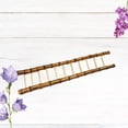 thumbnail image 4 of Mini escalera creativa para jardín, escalera de bambú en miniatura para niños, decoración de casa de muñecas, 1 ud., 4 of 7