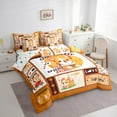 thumbnail image 3 of Manfei Pet Animal Dogs 7-Piece Bedding Comforter Set,Kawaii Corgi King Bedding Sets,Puppy Dog Printed Bed Sheets For Boys Girls,Lightweight Room Decor Reversible, 3 of 8