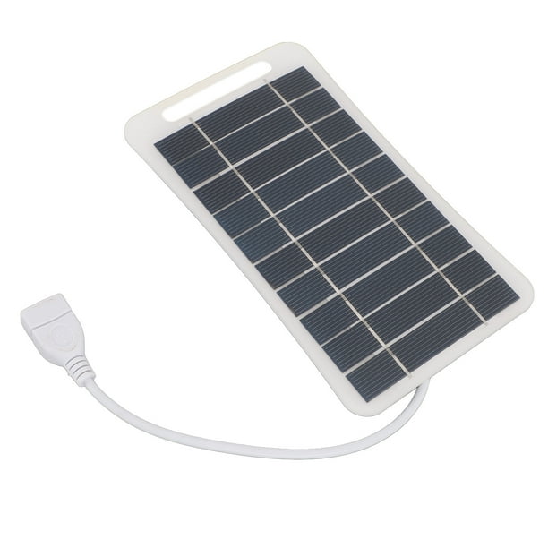 El Panel Solar Del PDA Portátil Para El Viaje Que Acampa Al Aire Libre, Material Del ABS, Voltaje 5V Cargador Del Panel Solar De 5W USB, Silicio Monocristalino De La Eficacia Alta