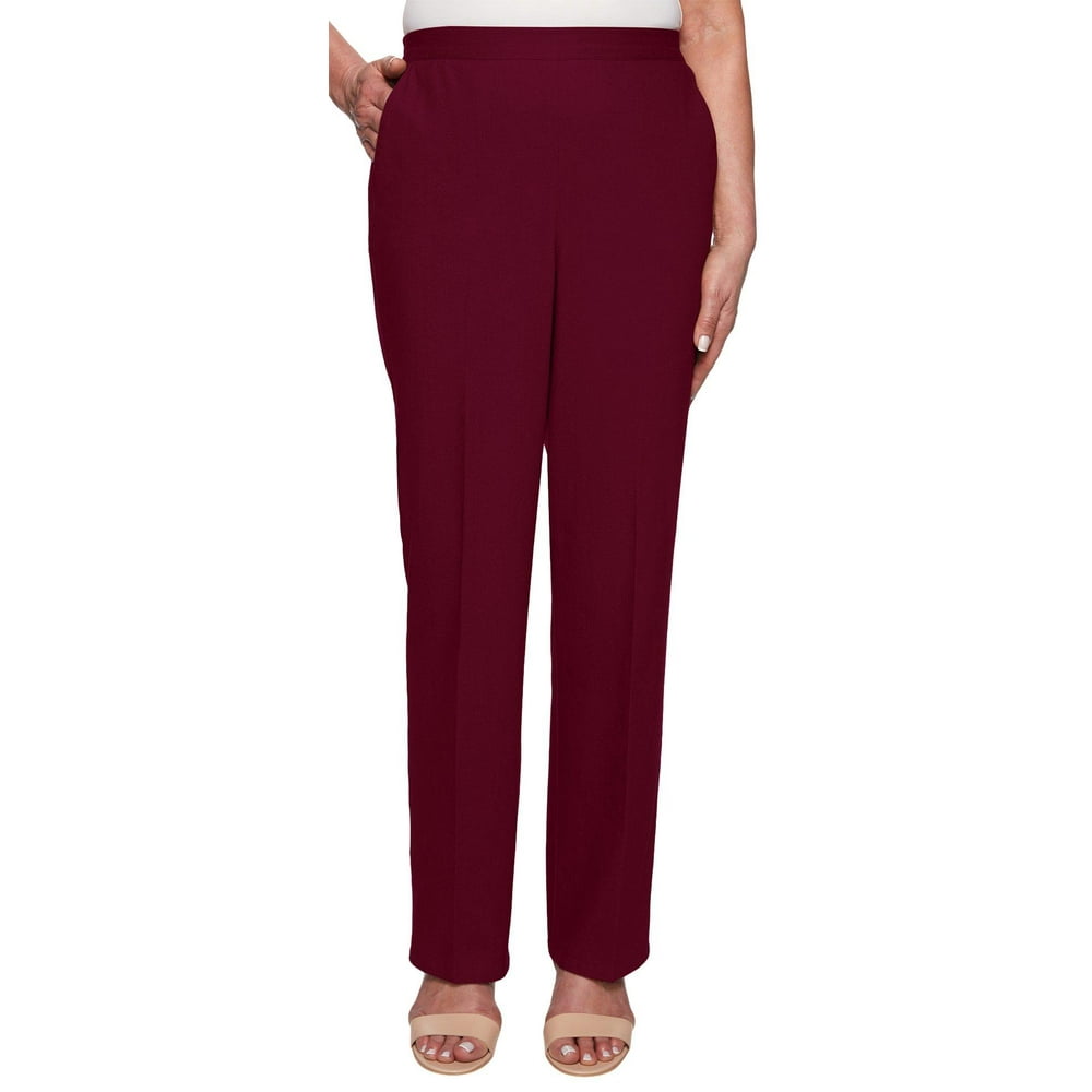 Alfred Dunner - Alfred Dunner Petite Autumn Harvest Flat Front Pull On Pants - Walmart.com