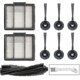 thumbnail image 1 of Pack Of 10 Replacement Filter Side Brushes For Shark Ion R85 Rv850 S86, 1 of 4
