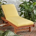 thumbnail image 5 of Greendale Home Fashions 73'' x 23'' Outdoor Chaise Lounge Cushion, Sunbeam, 5 of 8
