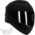 thumbnail image 1 of ILM Full Face Motorcycle Street Bike Helmet with Enlarged Air Vents, Free Replacement Visor for Men Women DOT (Gloss Black, Medium), 1 of 7