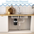 thumbnail image 5 of Goxfaca Waste Disposal for Sink Effective Sink Food Disposal Kitchen Garbage Disposer Portable Garbage Disposal Tool Sink Garbage Disposal for Fruit Vegetable Bone safety, 5 of 9