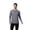 Charcoal Grey, variant on Zfeel Dry Fit Poly Long Sleeves T-Shirts 100% Polyester Moisture-Wicking Crewneck Tee Shirts (Black, M)
