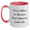 White/Pink, variant on Funny Court Reporter Gifts from Friends for Graduation - Two Tone Coffee Mug