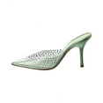 thumbnail image 2 of Paris Texas Holly Huda Vinyl & Leather Pump, 39, Green, 2 of 5