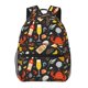 thumbnail image 1 of Disketp Seafood And Drinks Mochila Estampada para Hombre y Mujer – Mochila Ligera Clásica con Múltiples Bolsillos para Universidad, Trabajo y Viajes-One Size, 1 of 5