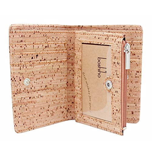 Wallet Crossbody with Mobile Phone Compartment RFID Blocker Cork Vegan Bags & Purses Wallets & Money Clips Chain Wallets 