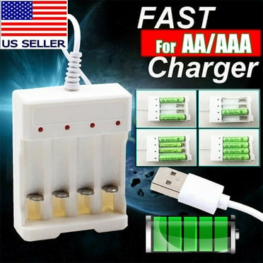 Battery Charger For AA AAA Rechargeable Ni-MH Ni-CD Li-Ion Batteries