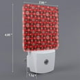 thumbnail image 2 of Pofeuu Snowflakes On A Buffalo Plaid Print Night Lights Plug into Wall with Dusk-to-Dawn Light Sensor, LED Nightlight for Bathroom, Adult, Hallway-US, 2 of 7
