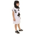 thumbnail image 7 of Teen's Clubs Poker Card Storybook & Fairytale Costume | White & Black Halloween Costume, 7 of 7