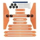 thumbnail image 4 of Herramienta de plantilla de calibre de peldaños de escalera perfecl, 4 of 7