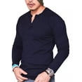 thumbnail image 1 of Playera Hombre Cuello Mao Casual Cómoda Manga Larga 3038 S, 1 of 8