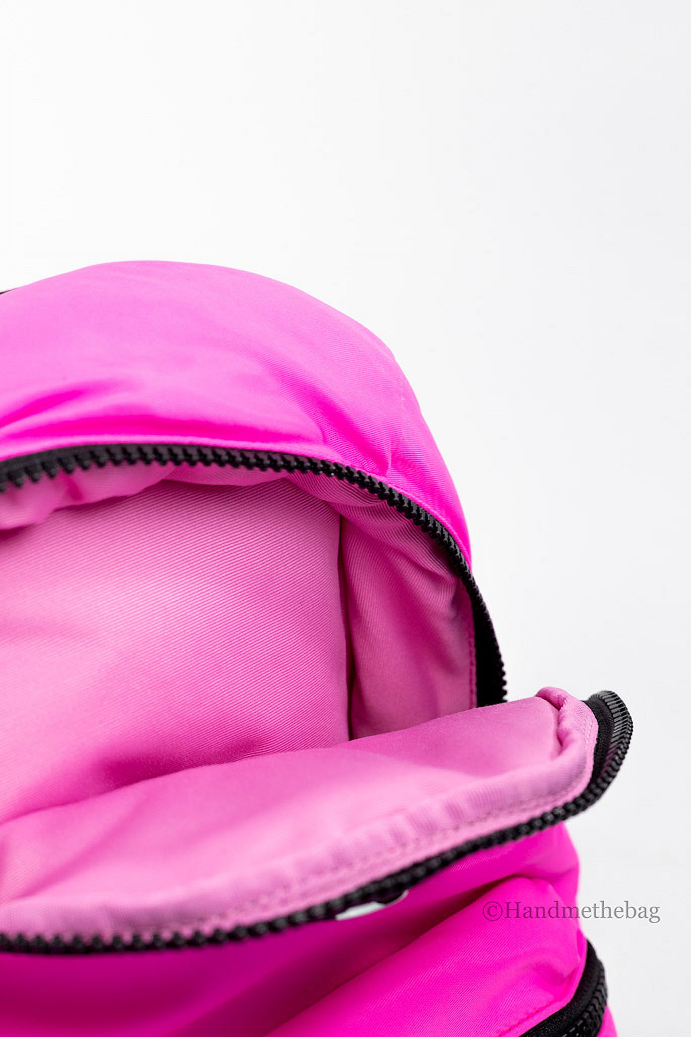 Marc Jacobs Small Neon Fuchsia Nylon Fabric Backpack Bookbag Marc Jacobs Small Neon Fuchsia Nylon Fabric Backpack Bookbag