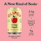 thumbnail image 2 of OLIPOP Prebiotic Soda Pop, Crisp Apple, A New Kind of Soda Packed with Prebiotics, Fiber, and Botanicals, Gluten Free, Vegan, GMO Free, 12oz (12-Cans), 2 of 5