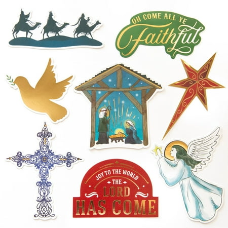 UPC: 0195158470536 | Religious Christmas Sticker Pack by Recollections™