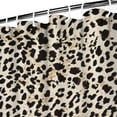 thumbnail image 3 of Black and Tan Leopard Print Shower Curtain 72"x72" ,Bathroom Decorative Shower Curtains Set with 12 Hooks,Modern Waterproof Washable Shower Curtain, 3 of 6