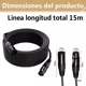 thumbnail image 2 of 15m Cable Para Microfono,cable Xlr Balanceado Dual Shielded, 2 of 8