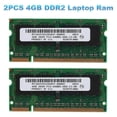 thumbnail image 4 of 2PCS DDR2 4GB Laptop Ram 800Mhz PC2 6400 SODIMM 2RX8 200 Pins for Intel AMD Laptop Memory, 4 of 5
