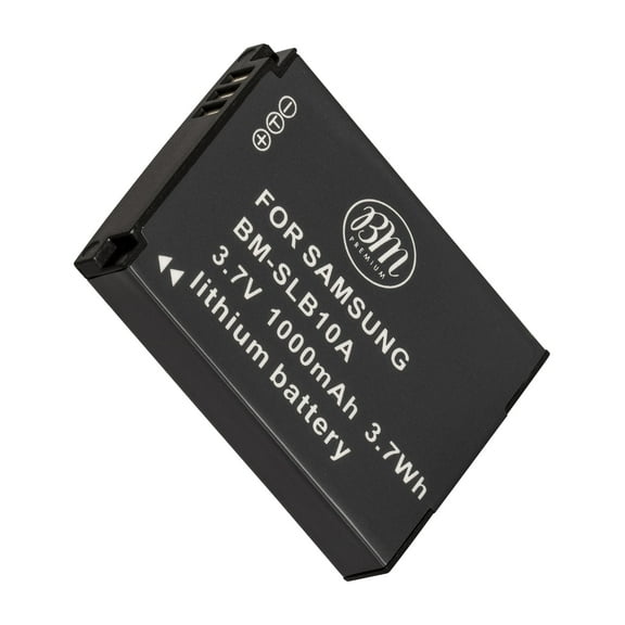 BM Premium SLB-10A Battery for Samsung ES55, EX2, EX2F, HMX U20, HMX-U100SN HMX-U100UN, HZ10W, HZ15, HZ15W, L100, L110, L200, L210, L310W, LZ10 Camera