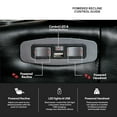 thumbnail image 5 of Bonzy Home Power Controlled Electric Recliner with Adjustable Headrest, USB Ports, Cup Holders - Black, 5 of 7
