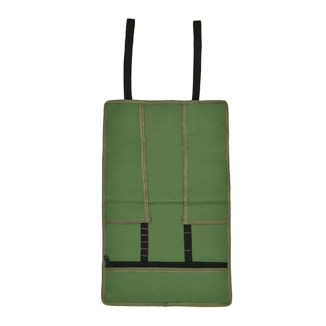 PENGGONG Tool Storage Bag Roll Foldable Portable Roll up Tool Bag Multiple Pockets Electrician Woodw