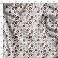 thumbnail image 4 of Soimoi Pure Silk Brown Fabric By the Yard - 42 Inch Wide - Florals Print Fabric - Elegant and Timeless Patterns for Fashion and Home Decor Printed Fabric, 4 of 6