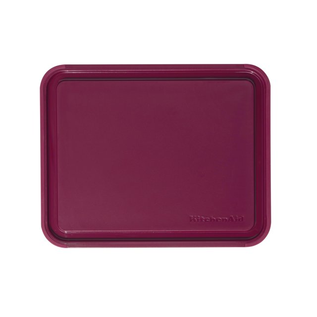 Tabla de cortar KitchenAid Classic de plástico, 20 x 25 cm, remolacha