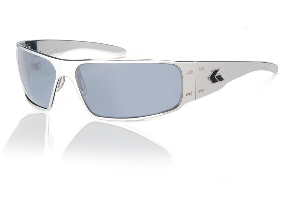 Gatorz Magnum CHROME Aluminum Scratch Resistant Grey Lens Sunglasses