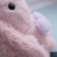 thumbnail image 7 of White Long-Eared Plush Bunny Keychain, Soft Furry Bag Charm with Heart Accent & Pearl-Like Trim, Compact Bag Accessory, Cute Stuffed Doll Pendant for Backpacks, Purses, and Small, 7 of 7