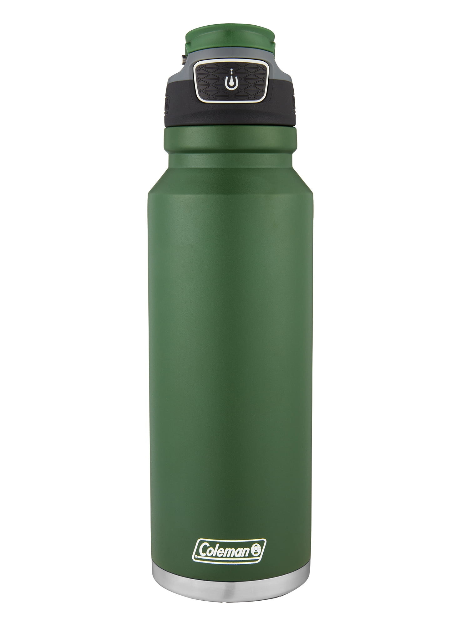 Coleman Autoseal FreeFlow Stainless Steel Insulated Water Bottle, 40 Oz