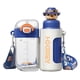 thumbnail image 2 of Gran capacidad, botella térmica de 720ML, copa de agua potable doble dividida para niños DQrwqpou Libre de BPA, 2 of 4