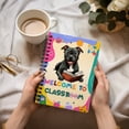 thumbnail image 3 of Welcome to Pitbull Classroom Teacher Dog Mom Spiral Bound Journal Terrier Dog Lover 5x7in Spiral Notebook - 02015, 3 of 5
